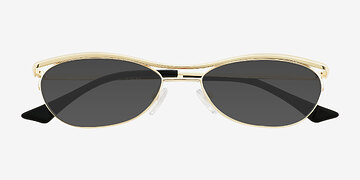 Gold Barry -  Metal Sunglasses