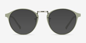 Light Green Millenium -  Plastic Sunglasses