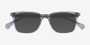 Clear Gray Luck -  Acetate Sunglasses