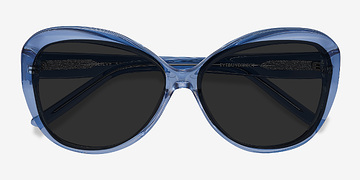 Blue Believe -  Vintage Acetate Sunglasses