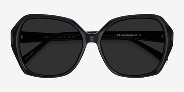 Black Isabella -  Vintage Acetate Sunglasses