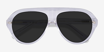 Clear Map -  Acetate Sunglasses