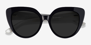 Black Santa Monica -  Acetate Sunglasses
