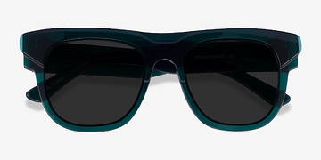 Teal Eon -  Acetate Sunglasses