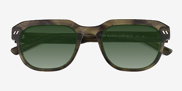Khaki Arrow -  Acetate Sunglasses
