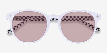 Solid White Stucco -  Acetate Sunglasses