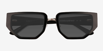 Black Elate -  Acetate Sunglasses