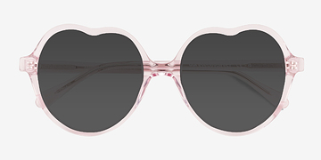 Crystal Light Pink Amora -  Acetate Sunglasses