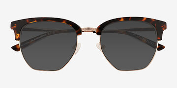 Tortoise Gold Inlay -  Metal Sunglasses