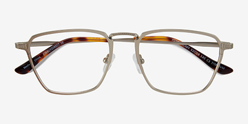 Matte Gold Astronomy -  Titanium Eyeglasses