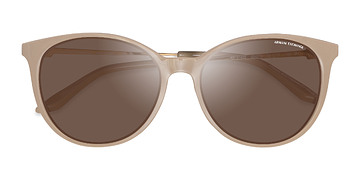 Shiny Brown Armani Exchange AX4140S -  Eco Friendly Sunglasses