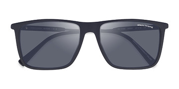 Matter Black Armani Exchange AX4160S -  Plastic Sunglasses