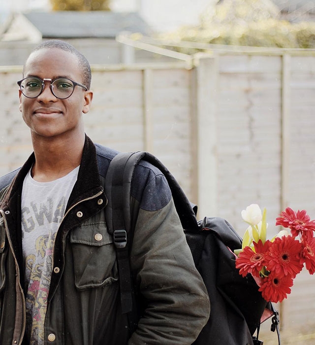 Matte Black/Silver-Round-Eyeglasses for Men